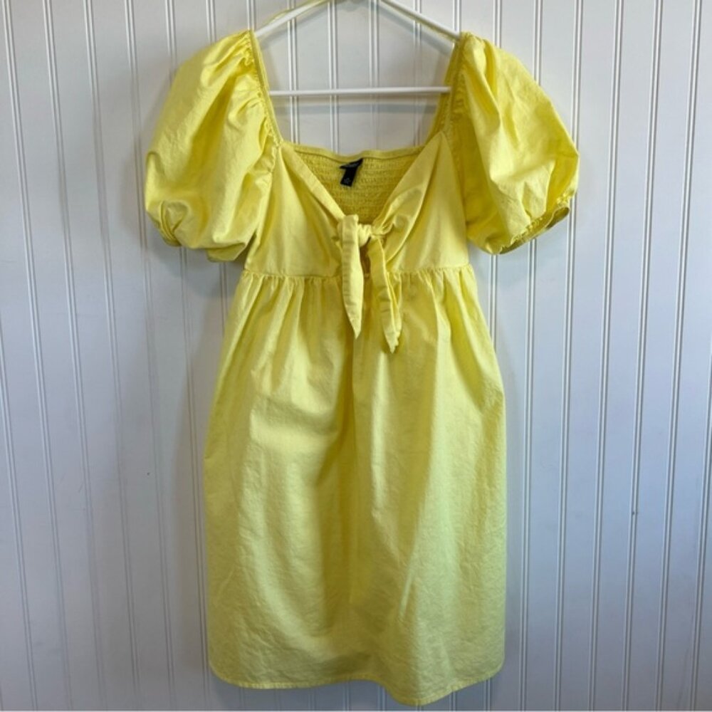 Wild fable, dress women, extra small babydoll keyhole puff sleeved smocked